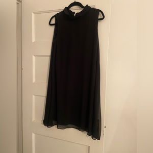 Blk dress with sheer overlay Tiana B